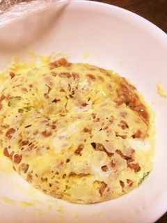 簡単納豆オムレツ-レシピのメイン写真