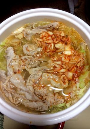 キャベツのポカポカキムチ鍋-レシピのメイン写真