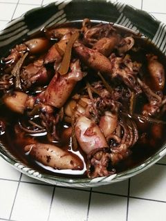 ☆長崎産小イカの煮付け☆-レシピのメイン写真