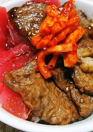 まぐろ焼き肉丼-レシピのメイン写真