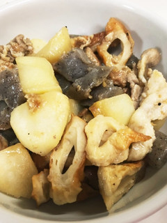 じゃがいもとこんにゃくの煮っころがし-レシピのメイン写真