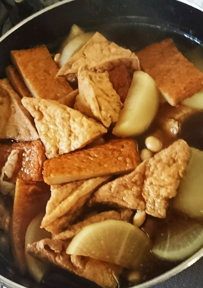 大根と鶏肉と厚揚げの煮物-レシピのメイン写真