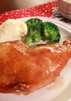 【低温調理器】クリスマス用ローストチキン-レシピのメイン写真