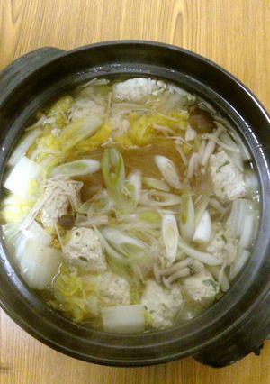 時間がなくても作れる☆鶏だんご鍋-レシピのメイン写真