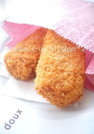 サク♡ふわ♡とろ♡ たまごチーズフライ-レシピのメイン写真