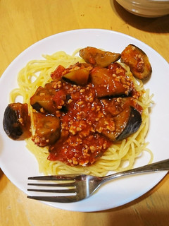 茄子のミートソースパスタ-レシピのメイン写真