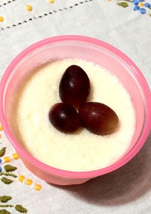 ジューサーミキサーで作るココナッツプリン-レシピのメイン写真