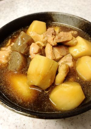 ☼簡単♪里芋と鶏肉とこんにゃくの煮物-レシピのメイン写真