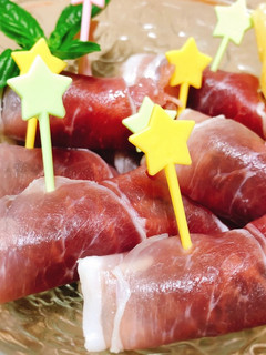 生ハムオクラロールバルサミコ風味-レシピのメイン写真