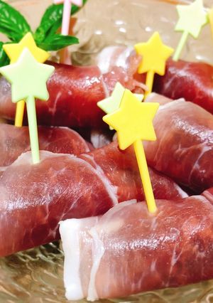 生ハムオクラロールバルサミコ風味-レシピのメイン写真