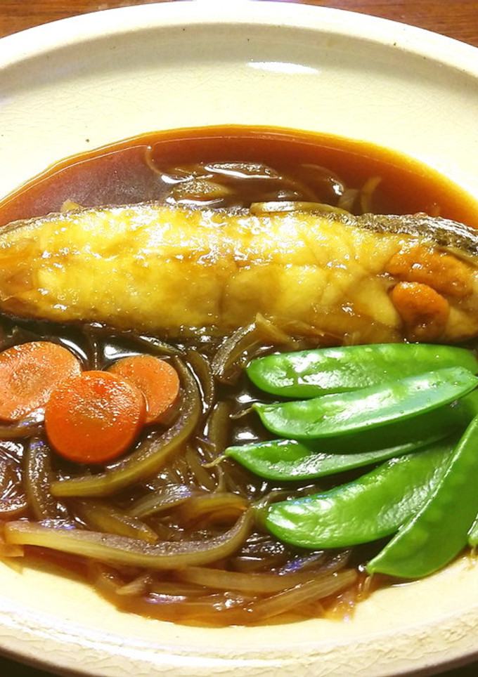 なめたがれいの揚げ煮（人参＆玉葱煮）-レシピのメイン写真