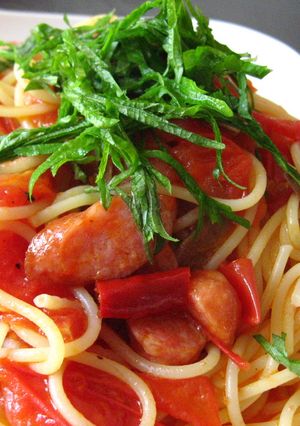 ランチに♪フレッシュトマトのパスタ♡-レシピのメイン写真