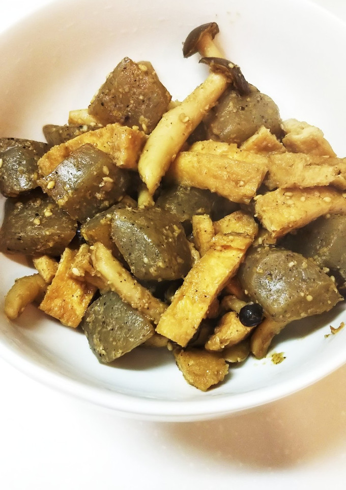蒟蒻と油揚げの炒め煮-レシピのメイン写真