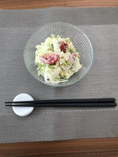 初心者 混ぜるだけ簡単かさ増しサラダ!-レシピのメイン写真