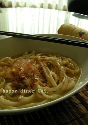 ＜和風＞うどんカルボナーラ-レシピのメイン写真