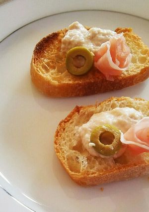 簡単♪ツナと豆腐のヘルシーブルスケッタ♪-レシピのメイン写真