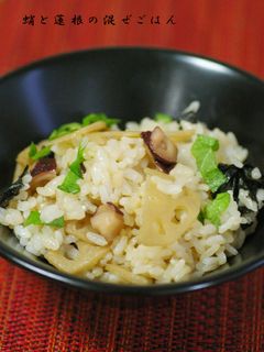 蛸と蓮根の混ぜごはん-レシピのメイン写真