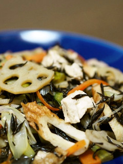 レンコンとひじきとお豆腐のごった煮-レシピのメイン写真