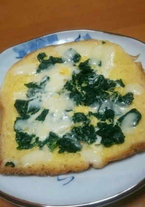 パンの端っこでポパイトースト-レシピのメイン写真