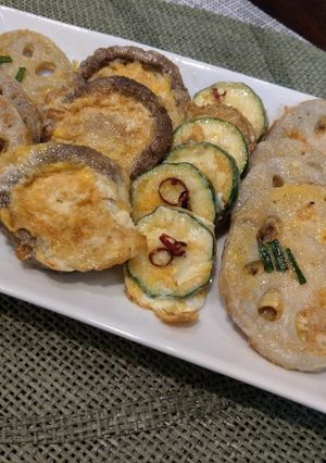 野菜のジョン(韓国風野菜のピカタ)-レシピのメイン写真
