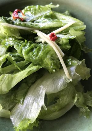 常備菜に♪中華風レタスのピリ辛甘酢漬け-レシピのメイン写真