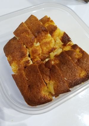 レンジのりんご煮パウンドケーキ-レシピのメイン写真
