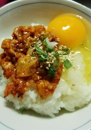 チャンジャの贅沢卵かけご飯☆アレンジ-レシピのメイン写真