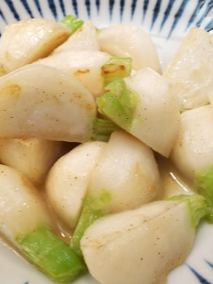 簡単絶品・蕪の塩バター炒め-レシピのメイン写真