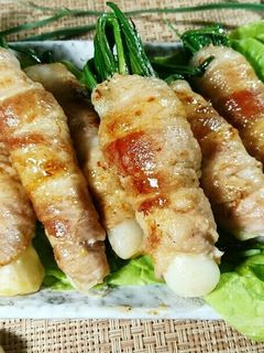 エシャレットのチーズ肉巻き-レシピのメイン写真