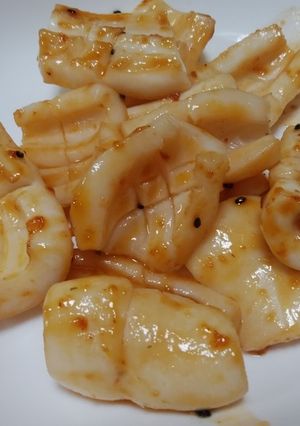 イカの甘辛醤油炒め-レシピのメイン写真