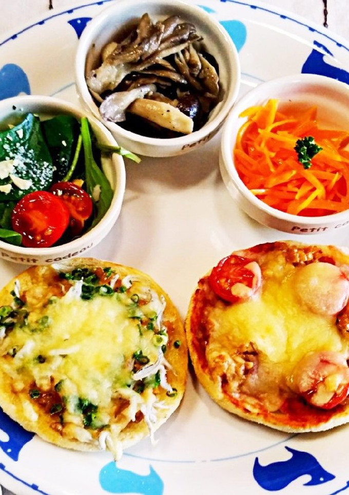 2種類の味で　納豆ピザ-レシピのメイン写真