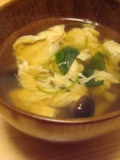 きのことたまごのお吸い物-レシピのメイン写真