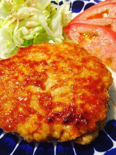 鶏肉のつくね風◎簡単豆腐ハンバーグ-レシピのメイン写真