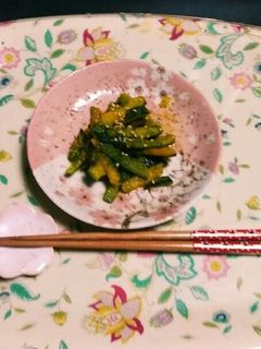 超簡単(^q^)南瓜の皮で洋風きんぴら☺-レシピのメイン写真