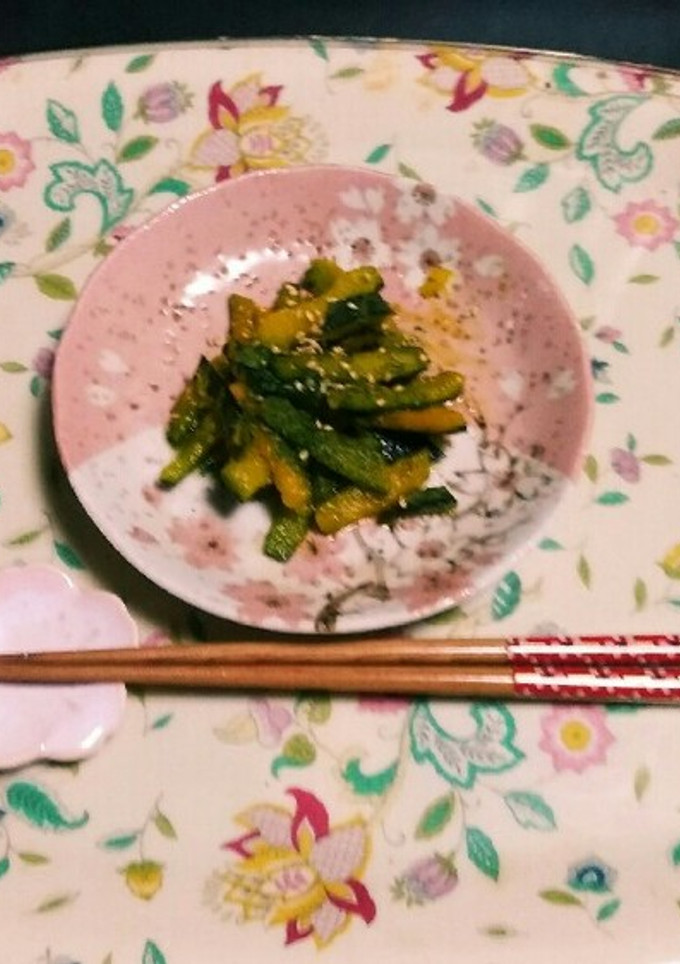 超簡単(^q^)南瓜の皮で洋風きんぴら☺-レシピのメイン写真