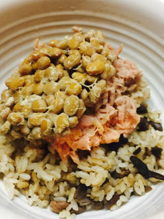 どんぐり納豆丼-レシピのメイン写真