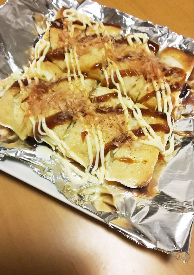 油あげでお好み焼き風-レシピのメイン写真