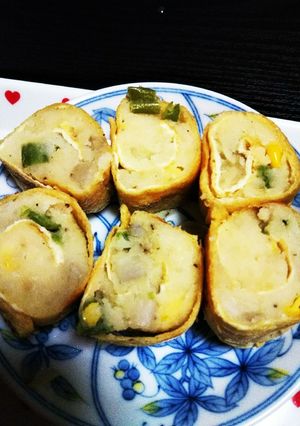 マッシュポテトの油揚げ巻き-レシピのメイン写真