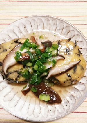 キクラゲがんもの椎茸のあんかけ(^-^)-レシピのメイン写真