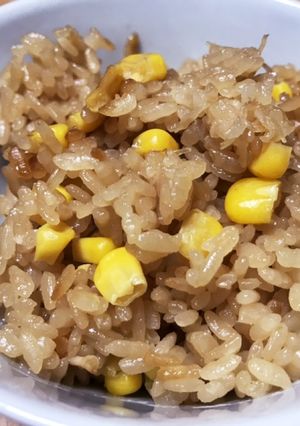 帆立とコーンの炊き込みご飯-レシピのメイン写真