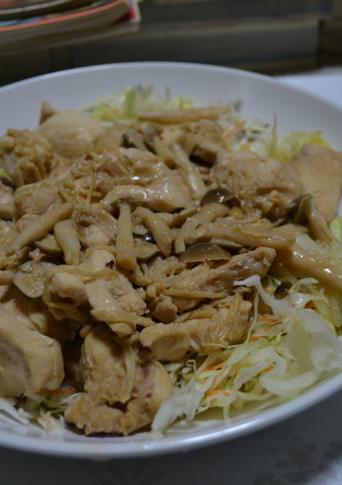鶏むね肉とキノコのバタ−炒め-レシピのメイン写真