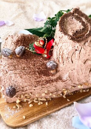 クリスマスに♡ブッシュドノエル-レシピのメイン写真