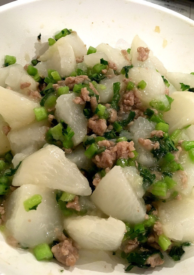 豚ひき肉とかぶのあっさり煮-レシピのメイン写真