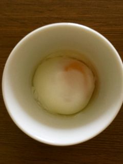 レンジでチン♡器で温泉卵-レシピのメイン写真