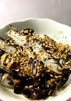 煮干し佃煮風揚げスナック-レシピのメイン写真