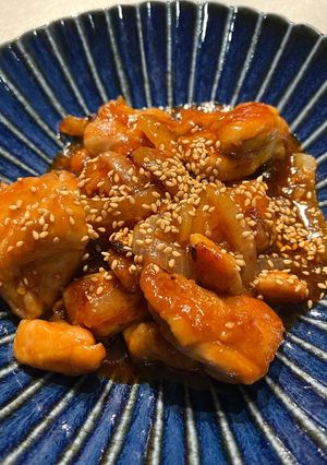 定番鶏の照り焼きの洋中華風こってりソース-レシピのメイン写真