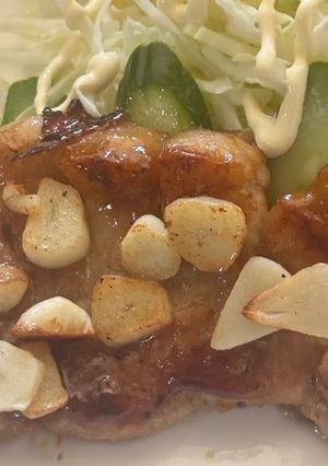 にんにくが効いたスタミナ満点のトンテキ😋-レシピのメイン写真