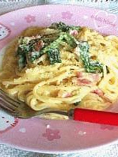 お手軽カルボナ-ラ●ほうれん草入り-レシピのメイン写真