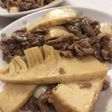 お肉やわらか☆牛肉と筍のオイスター炒め