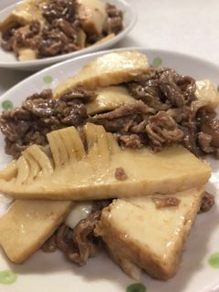 お肉やわらか☆牛肉と筍のオイスター炒め-レシピのメイン写真